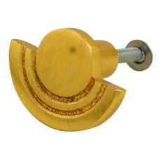 Golden Semi Circled Iron Cabinet Knob